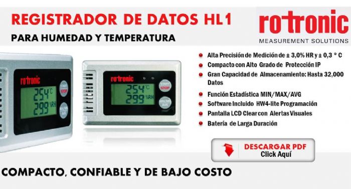 REGISTRADOR DE DATOS HL1 PARA HUMEDAD Y TEMPERATURA